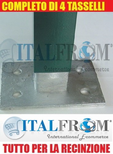 Piastra per fissaggio terra - piastra, a