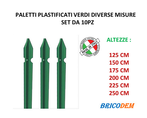 Paletti ferro plastificati - paletti,