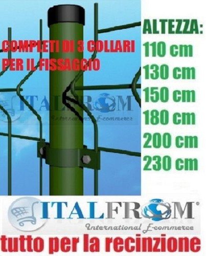 Palo tondo paletto recinzione - palo,