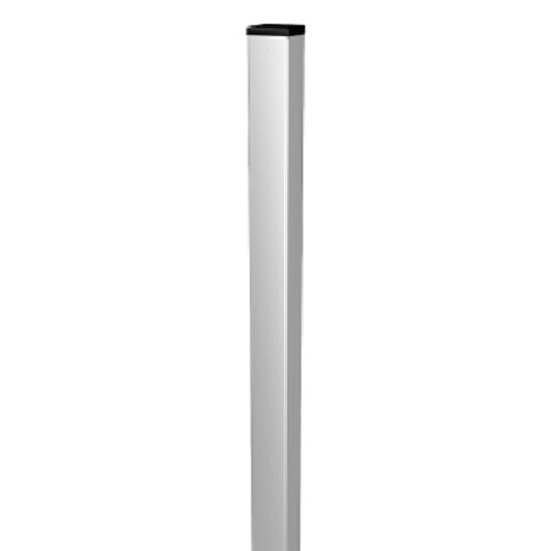 Palo tubolare quadro bianco - palo,
