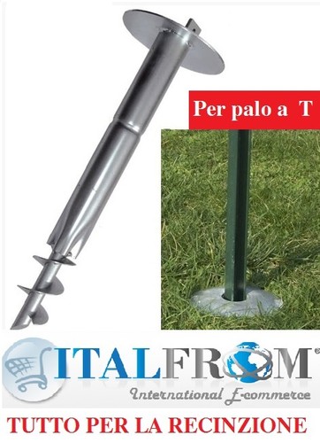 Supporto zincato vite per - a,