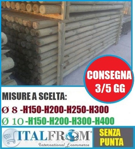 Pali legno pino palo - in, di