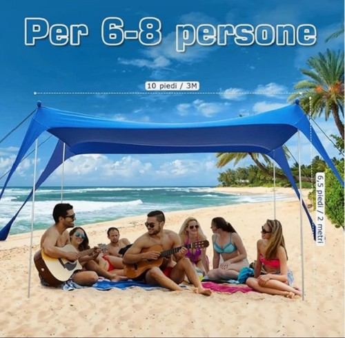 Tenda spiaggia camping - camping, sole
